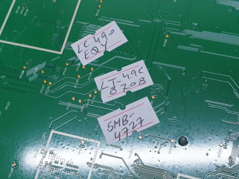 MAIN AV BOARD MB JVC LT-49C870B 49" LED TV 17MB130E 23490001 SCREEN:LC490EQY - Image 5