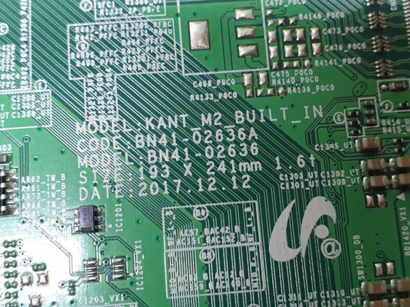 MAIN AV BOARD MB SAMSUNG QE55Q6FNAT TV BN41-02636A BN94-13028E SCREEN:LSF550FF08 - Image 3
