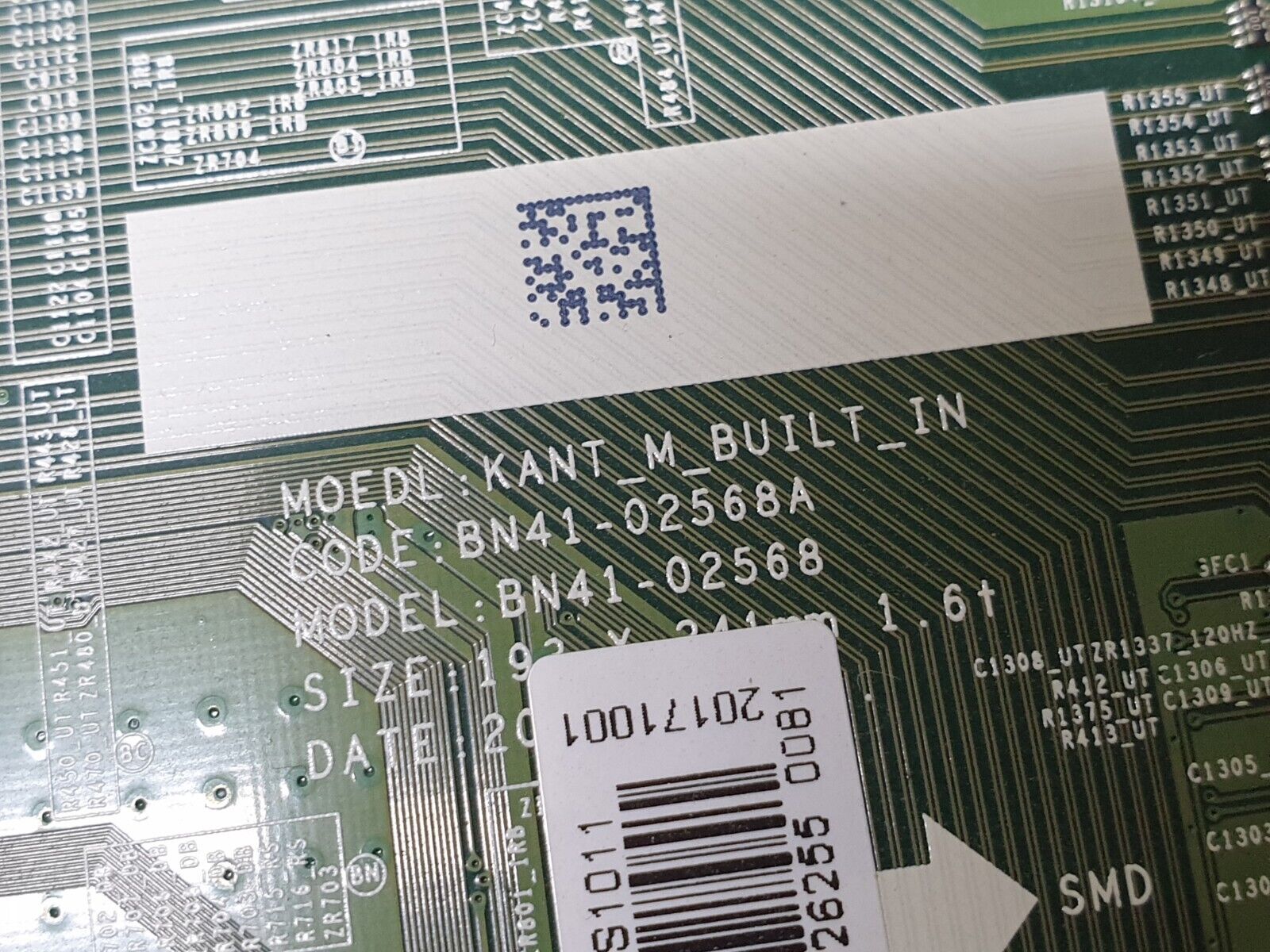 MAIN AV BOARD MB SAMSUNG UE55MU6220K TV BN41-02568A BN94-12571N SCREEN:T550QVR08 - Image 3