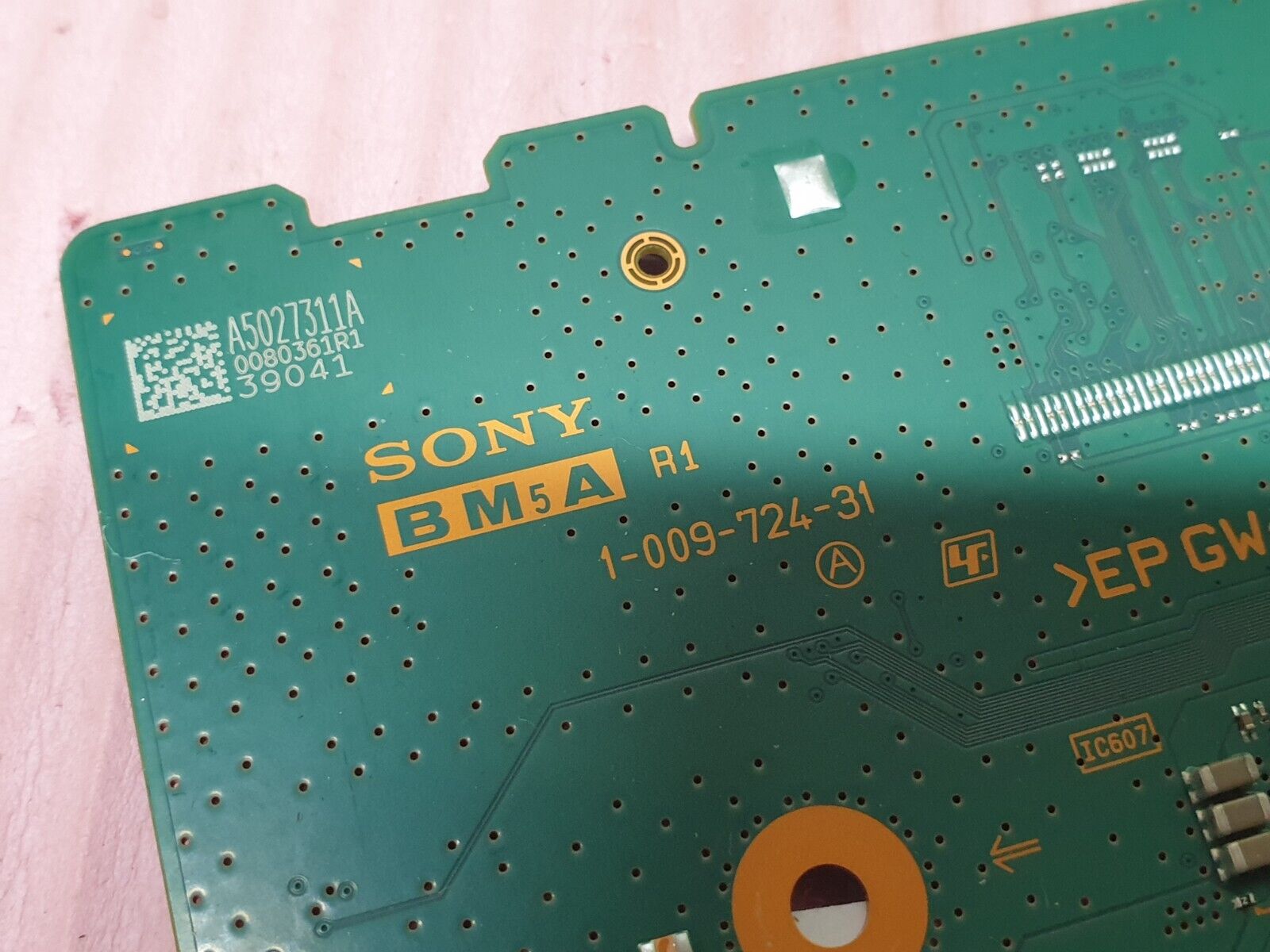 MAIN AV BOARD MB SONY KD-65X80J LED TV 1-009-724-31 A5027311A SCREEN:HV650QUB - Image 4