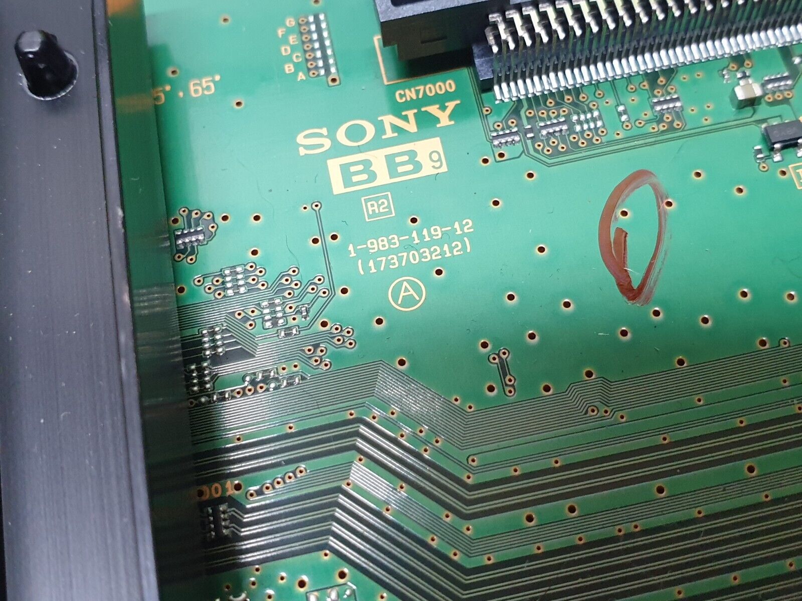 MAIN AV BOARD MB SONY KD-55XG7002 TV 1-983-119-12 YA03092AA SCREEN:LSY550FF04 - Image 3