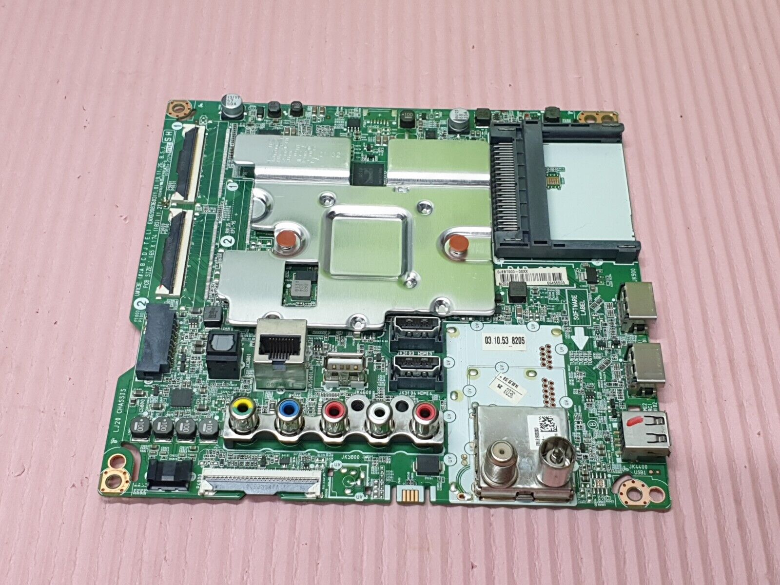 MAIN AV BOARD MB LG 55NANO816NA TV EAX69083603 1.0 EBT66455503 SCREEN:LC550EQ9 - Image 2