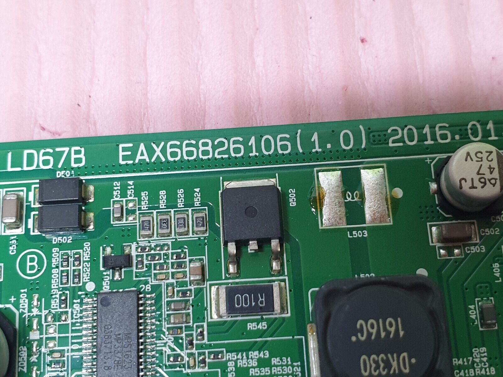 MAIN AV BOARD MB LG 49LH510V TV EAX66826106 1.0 EBL61741401 SCREEN:HC490DUN - Image 5