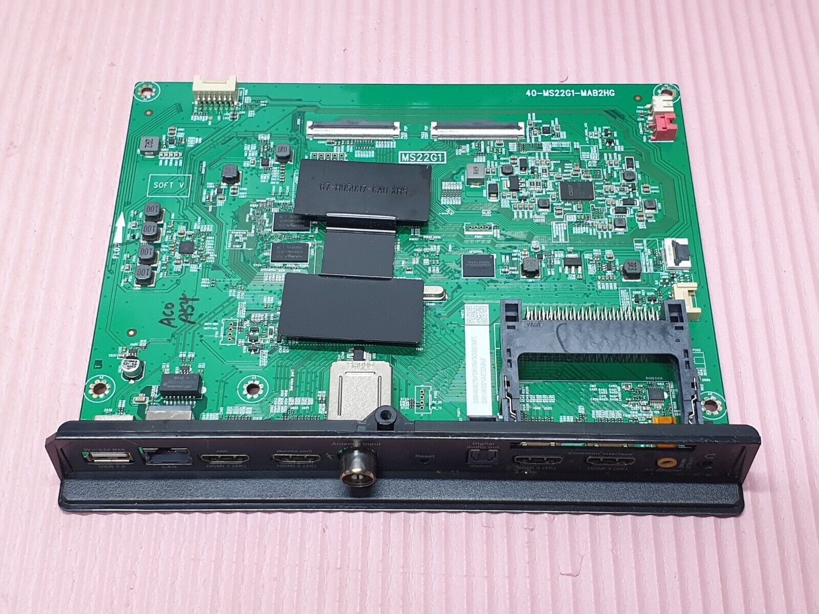 MAIN AV BOARD MB TCL 65RP620K 65" LED TV 40-MS22G1-MAB2HG SCREEN:ST6451D02-H