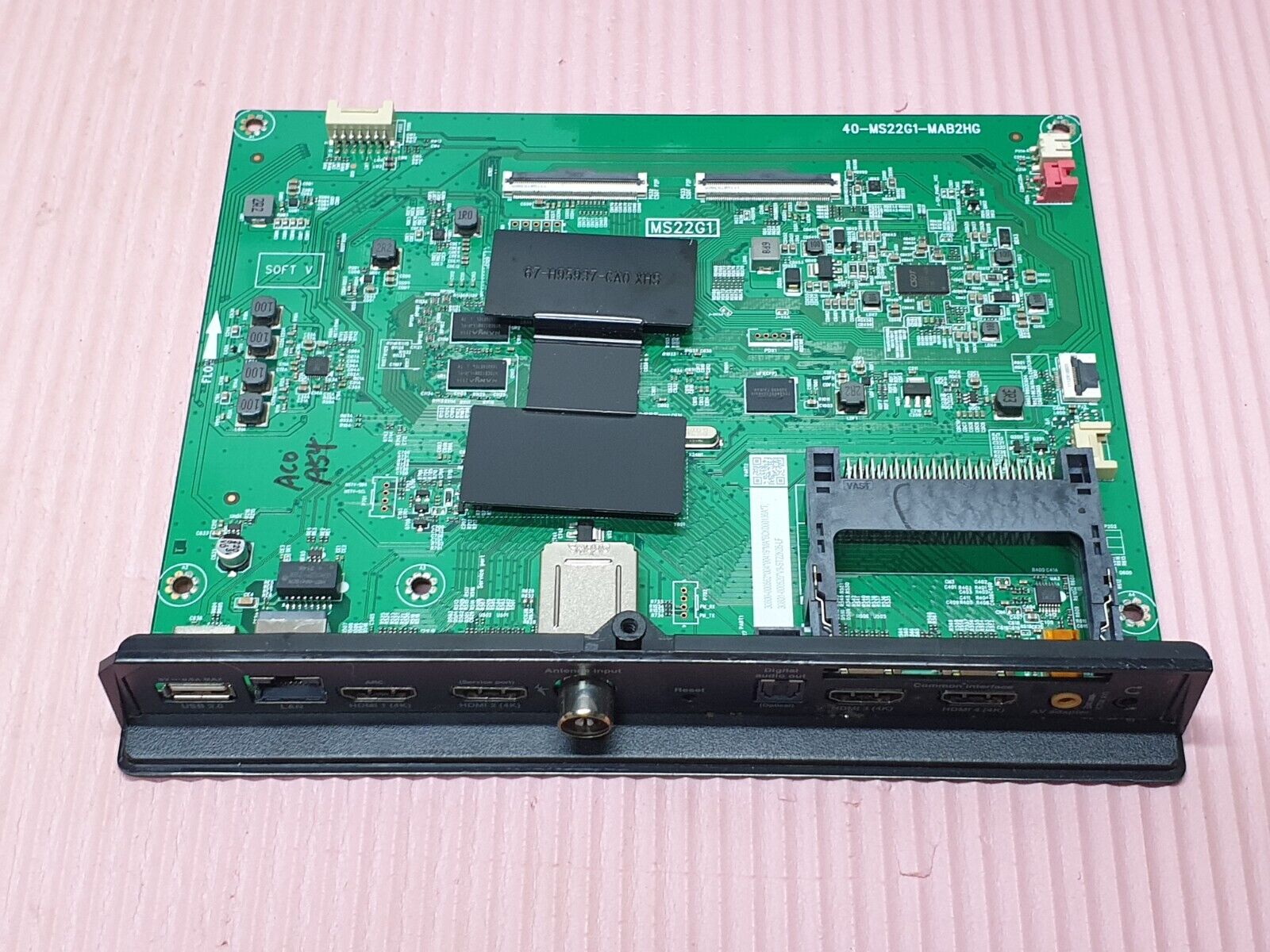 MAIN AV BOARD MB TCL 65RP620K 65" LED TV 40-MS22G1-MAB2HG SCREEN:ST6451D02-H - Image 2