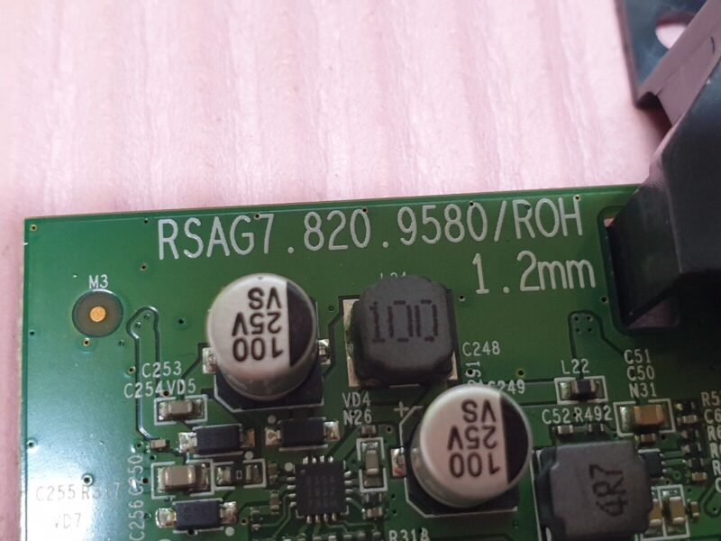 MAIN AV BOARD MB HISENSE 50AE7400FTUK LED TV RSAG7.820.9580/ROH SCREEN:T500QVN03 - Image 3