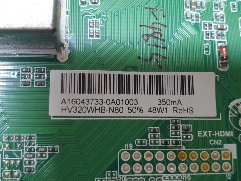 MAIN AV BOARD MB PROSCAN PLDED3274-UK-B TV TP.S506.PB818 SCREEN:HV320WHB-N80 - Image 4