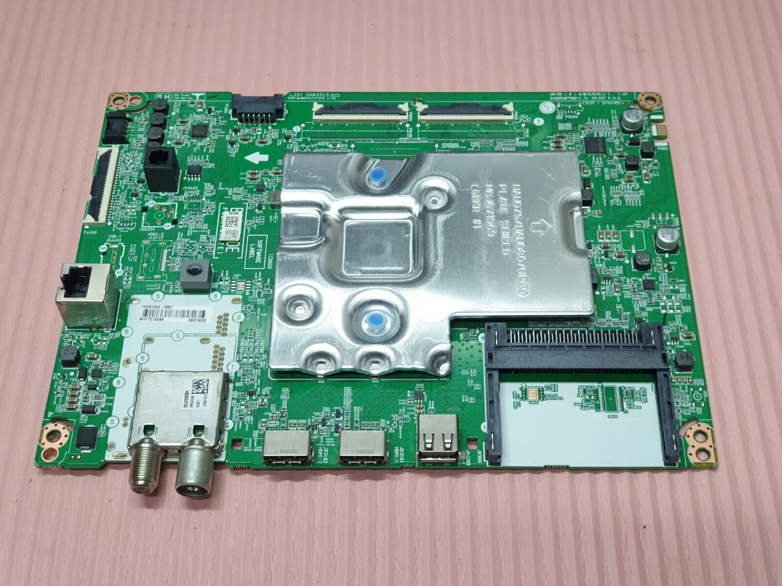 MAIN BOARD MB LG 55UP78006LB TV EAX69487906 (1.0) EBT66679002 SCREEN:LC550EQC - Image 2
