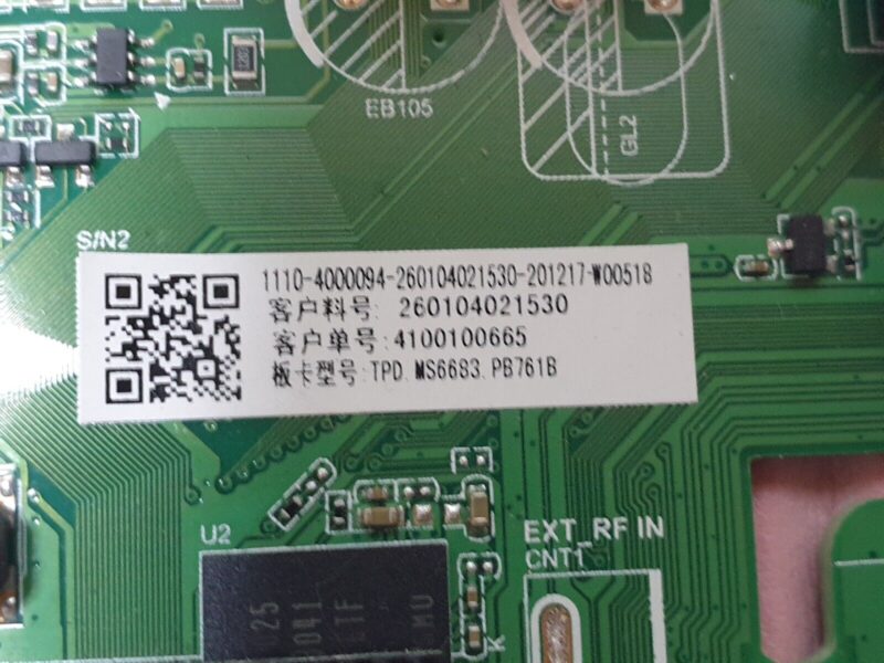 MAIN AV BOARD MB LOGIK L32AHE19 32"  LED TV TPD.MS6683.PB761 SCREEN:PT320AT01 - Image 4