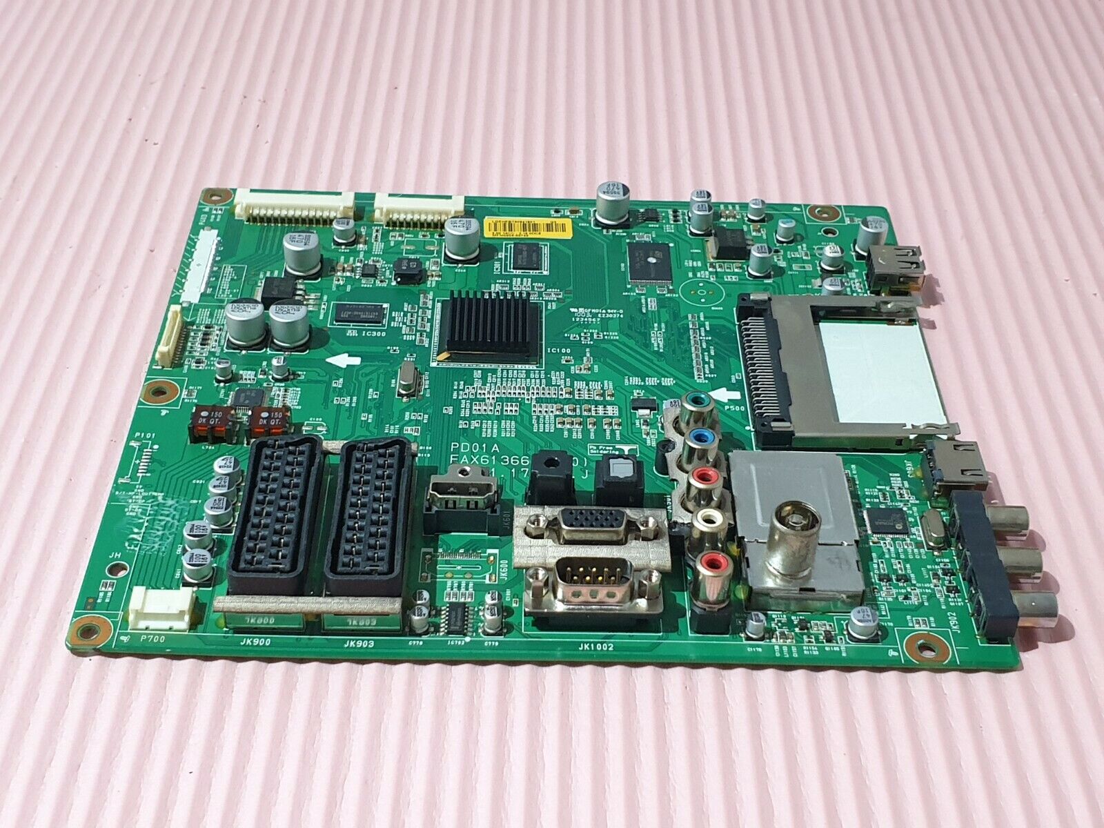 MAIN BOARD MB FOR LG 42PJ550 42" PLASMA TV PD01A EAX61366604 (0) EBT60941801