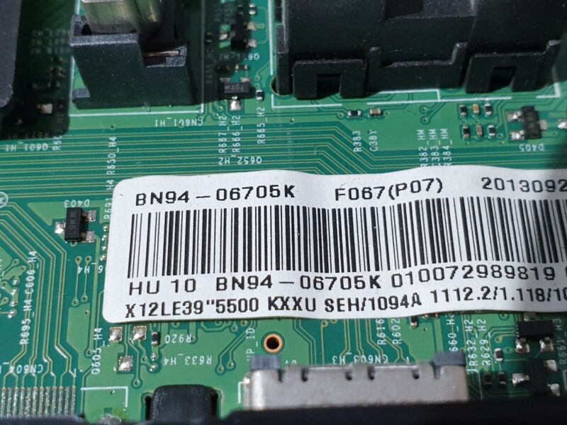 MAIN BOARD MB SAMSUNG UE39F5500AK TV BN41-01958A BN94-06705K SCREEN:V390HJ4-PE1 - Image 5