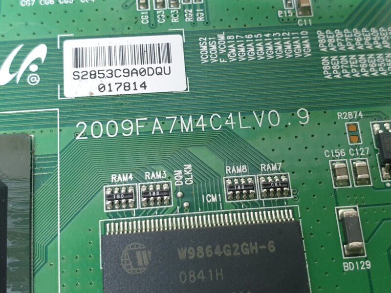 TCON LVDS BOARD FOR SAMSUNG UE46B6000 46" LED TV 2009FA7M4C4LV0.9 LJ94-2853C - Image 3