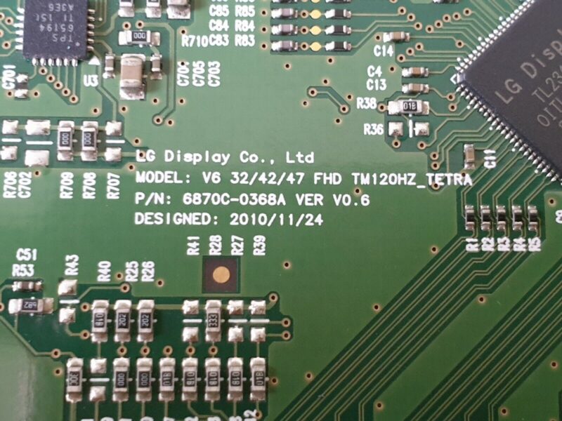 LVDS TCON FOR TOSHIBA 42HL833B 42RL853 CN42LEDBK 42" TV 6870C-0368A 6871L-2718D - Image 3