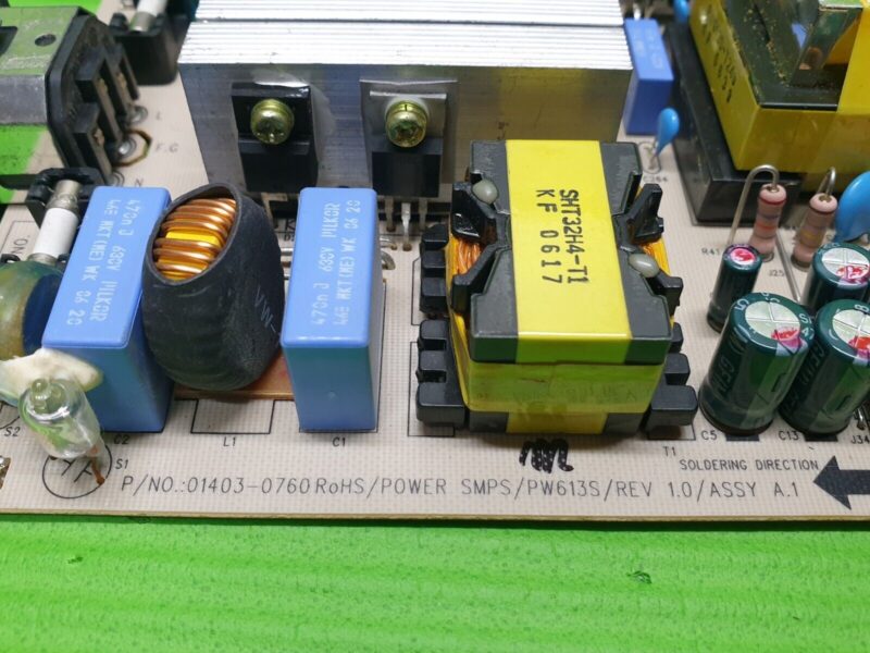 POWER SUPPLY BOARD PSU FOR HUMAX LU23-TD2 LU23-TD1 TV 01403-0760 PW613S REV 1.0 - Image 4