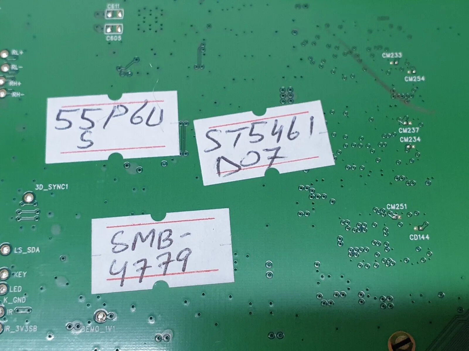 'MAIN AV BOARD MB TCL 55P6US 55" LED TV 40-MT58CU-MAD4HG  SCREEN:ST5461D07 - Image 6
