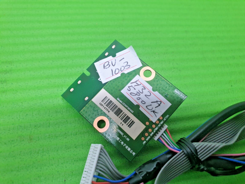 IR REMOTE CONTROL SENSOR UNIT + WIFI BOARD & POWER BUTTON HISENSE H32A5800UK TV - Image 3