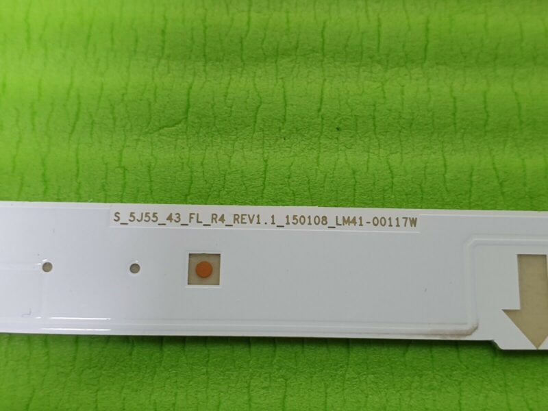LED BACKLIGHT STRIP FOR UE43J5500AK TV S-5J55_43_FL_R4_REV1.1_150108_LM41-00117W - Image 3