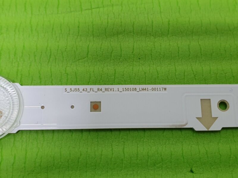 LED BACKLIGHT STRIP FOR UE43J5500AK TV S-5J55_43_FL_R4_REV1.1_150108_LM41-00117W - Image 4