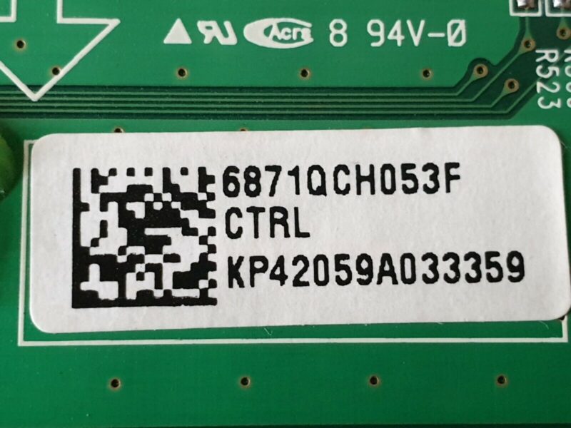 TCON LVDS BOARD FOR LG 42PX3RV-ZA 42" TV 42V7 42V7_CTRL 6870QCE020A 6871QCH053F - Image 4