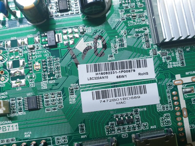 MAIN AV BOARD MB BLAUPUNKT 32/133O 32/1330 TV TP.MS3463S.PB711 SCREEN:LSC320AN10 - Image 3