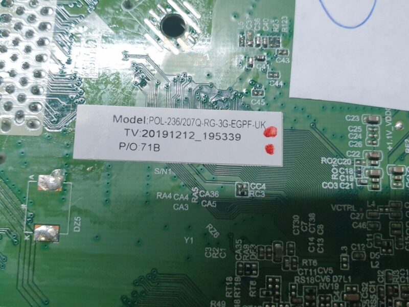 MAIN AV BOARD MB SHARP 24BC0K 24BCOK 24" LED TV TP.MS6486X.PA511 SCREEN:V236BJ1 - Image 3