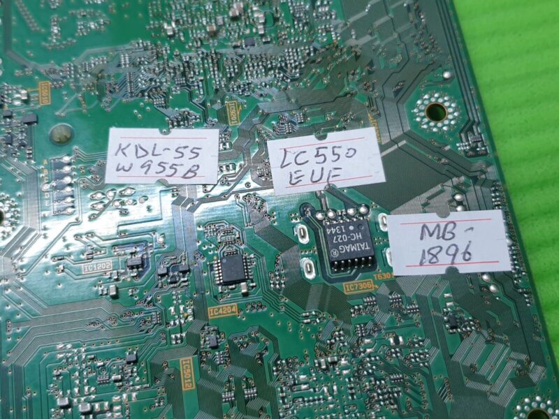 MAIN AV BOARD MB SONY KDL-55W955B 55" LED TV A1992575A SCREEN:LC550EUF - Image 5