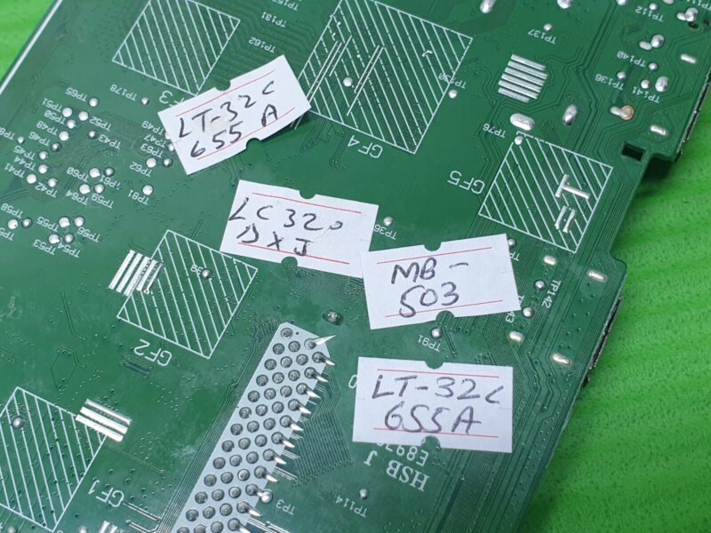 MAIN AV BOARD MB JVC LT-32C655A LED TV VESTEL 17MB97 23287041 SCREEN:LC320DXJ - Image 5