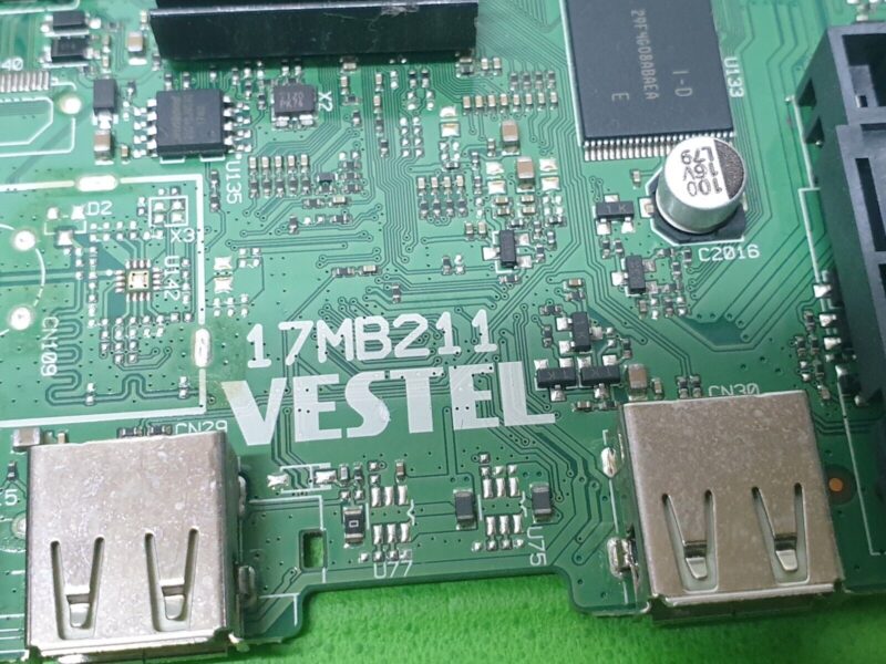 MAIN AV BOARD MB HITACHI 32HB16J61U LED TV 17MB211 23468031 SCREEN:LSC320AN09 - Image 3