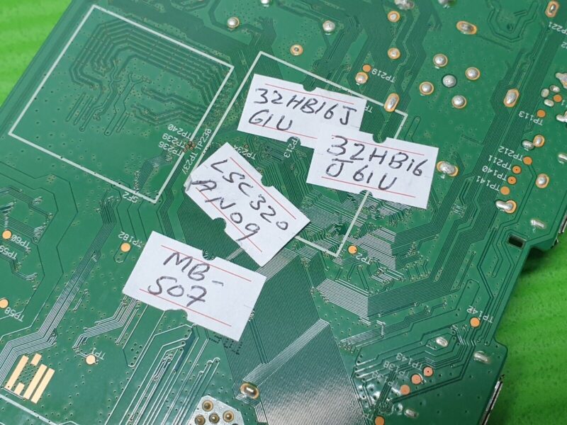 MAIN AV BOARD MB HITACHI 32HB16J61U LED TV 17MB211 23468031 SCREEN:LSC320AN09 - Image 5