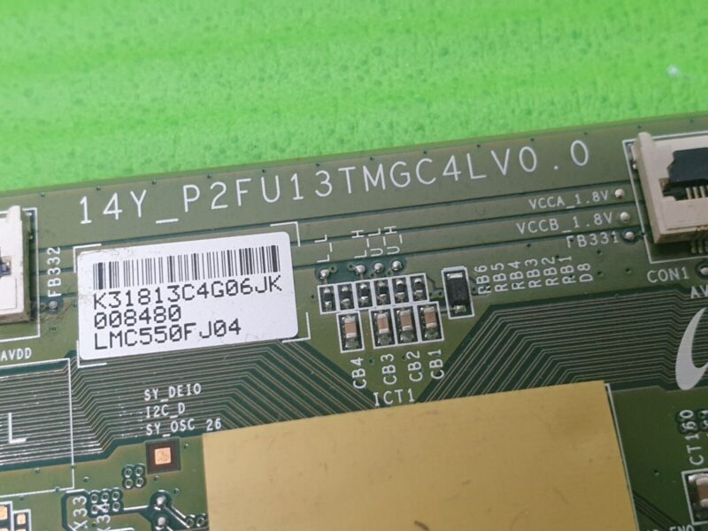 TCON LVDS BOARD FOR PANASONIC TX-55AX630D TX-55AX630B 55" LED TV LJ94-31813C - Image 3