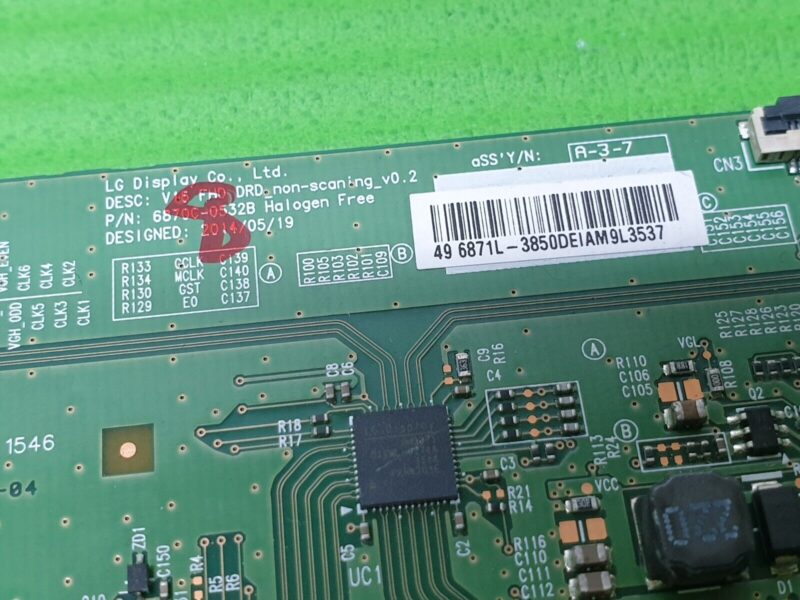 TCON LVDS BOARD FOR LG 49LK5900PLA 49LF590V 49" LED TV 6870C-0532B 6871L-3850D - Image 3