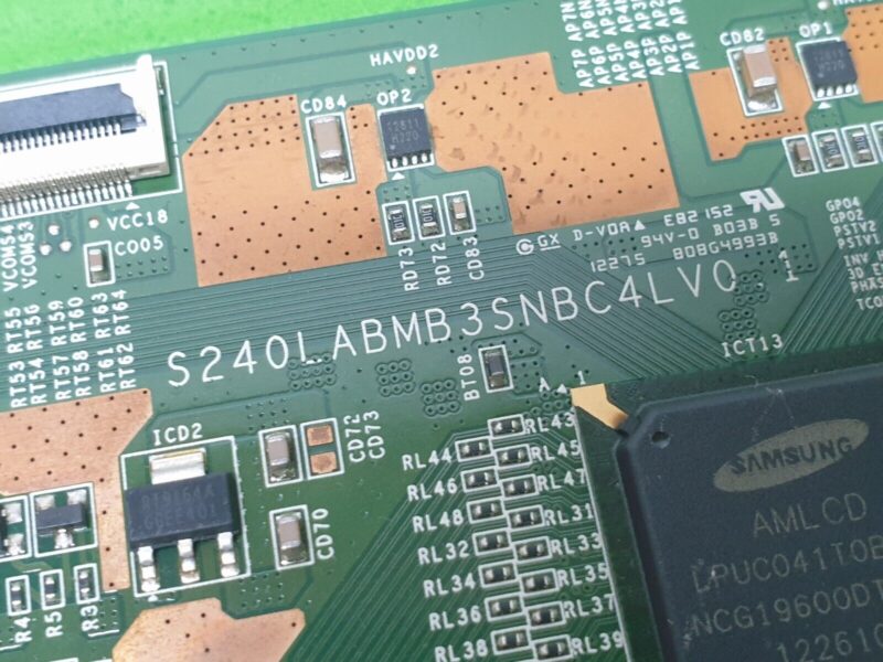 TCON LVDS BOARD FOR PHILIPS 46PFL8007T/12 46" LED TV S240LABMB3SNBC4LV0.1 25738G - Image 4
