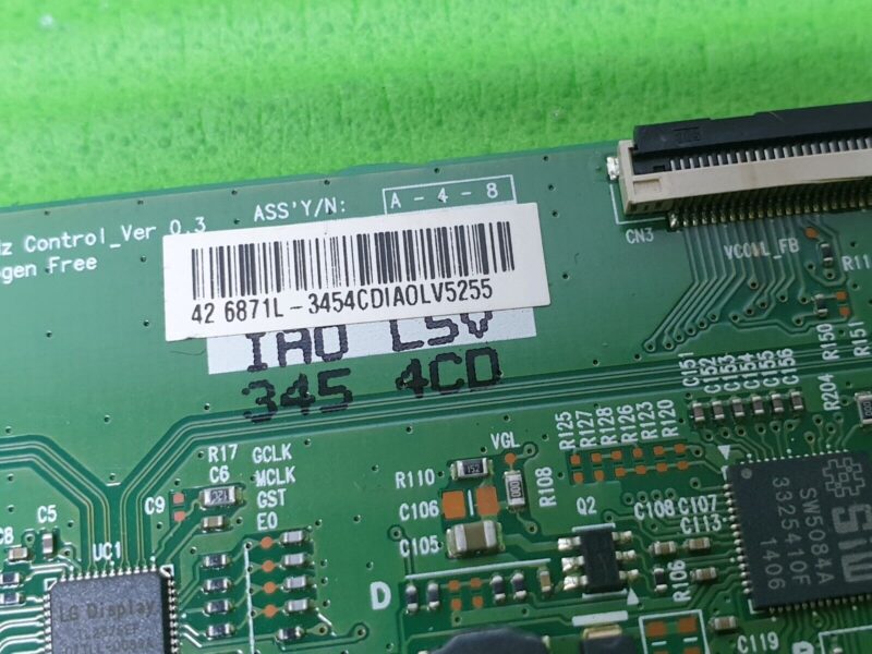 TCON LVDS BOARD FOR PANASONIC TX-42AS520B TX-42A400B 42" LED TV 6871L-3454C - Image 4