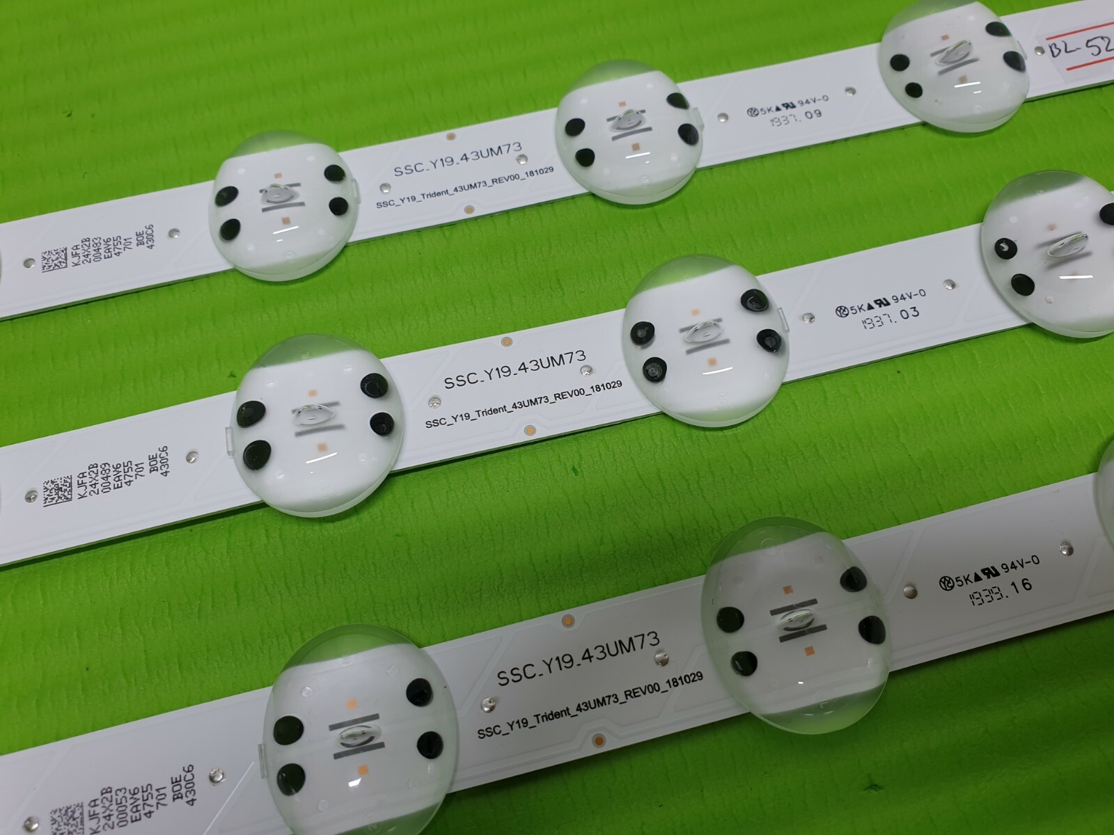 FULL LED BACKLIGHT SET FOR 43UM7450PLA TV SSC_Y19_Trident_43UM73_REV00_181029 - Image 4