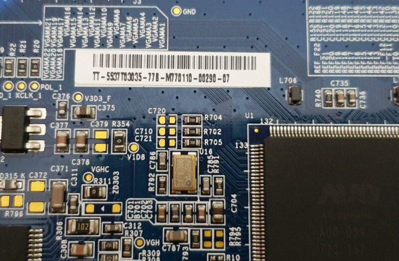TCON LVDS BOARD FOR PHILIPS 37PFL5522D 37" TV 06A69-1A T370HW02 V5 5537T03035 - Image 3