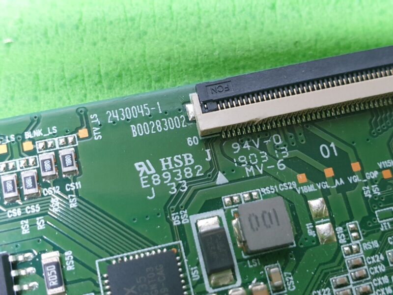 TCON LVDS BOARD FOR PANASONIC TX-58GX800B 58" LED TV E88441 MV-0S MACDJ4025 - Image 3