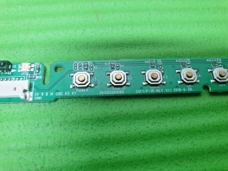 IR REMOTE CONTROL SENSOR UNIT + POWER BUTTON FOR LOGIK L32AHE19 32" LED TV - Image 2