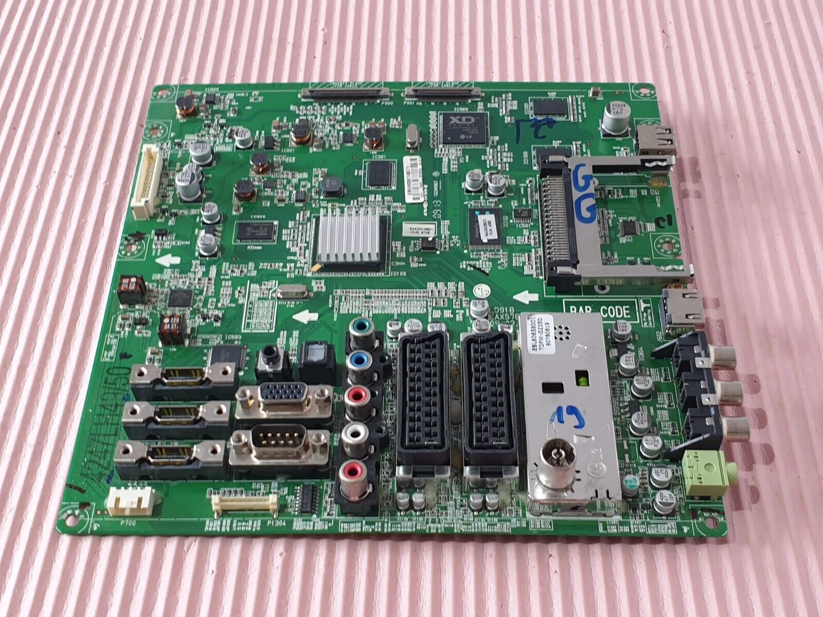 MAIN BOARD MB FOR LG 42LH5000 42" TV EAX57644502 (5) EBU60674871 SCREEN:LC420WUF