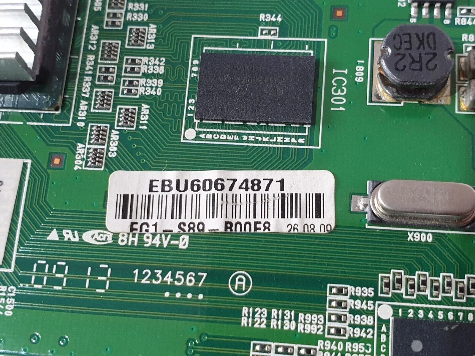 MAIN BOARD MB FOR LG 42LH5000 42" TV EAX57644502 (5) EBU60674871 SCREEN:LC420WUF - Image 5