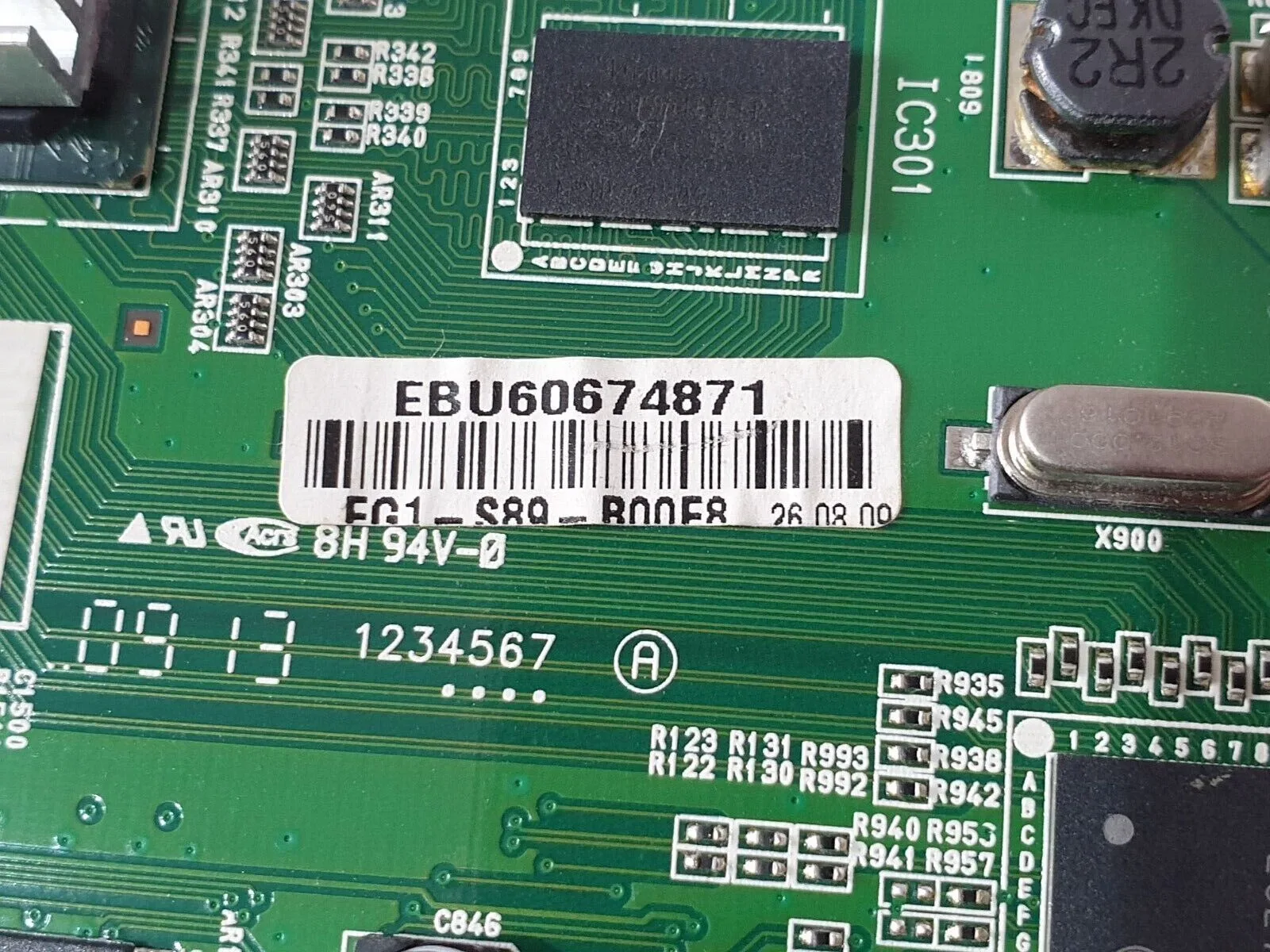 MAIN BOARD MB FOR LG 42LH5000 42" TV EAX57644502 (5) EBU60674871 SCREEN:LC420WUF - Image 6