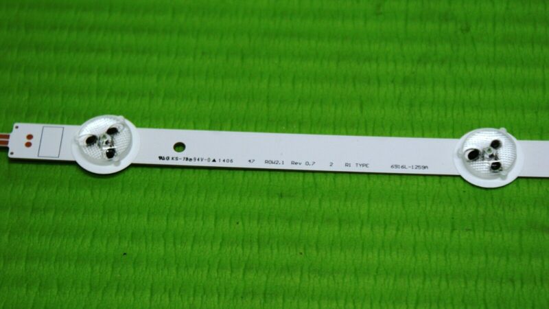 1 x LED BACKLIGHT STRIP FOR 47LA620V TV 47 ROW2.1 REV 0.7 2 R1 TYPE 6916L-1259A - Image 3
