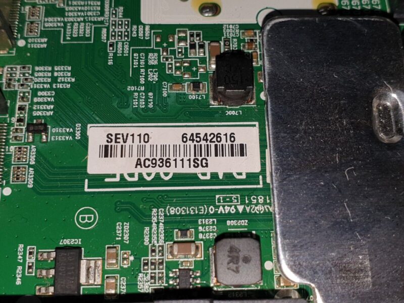 MAIN BOARD MB FOR LG 55UK7550PLA TV EAX67872805 1.1 EBT64542616 SCREEN:LC550EQG - Image 3
