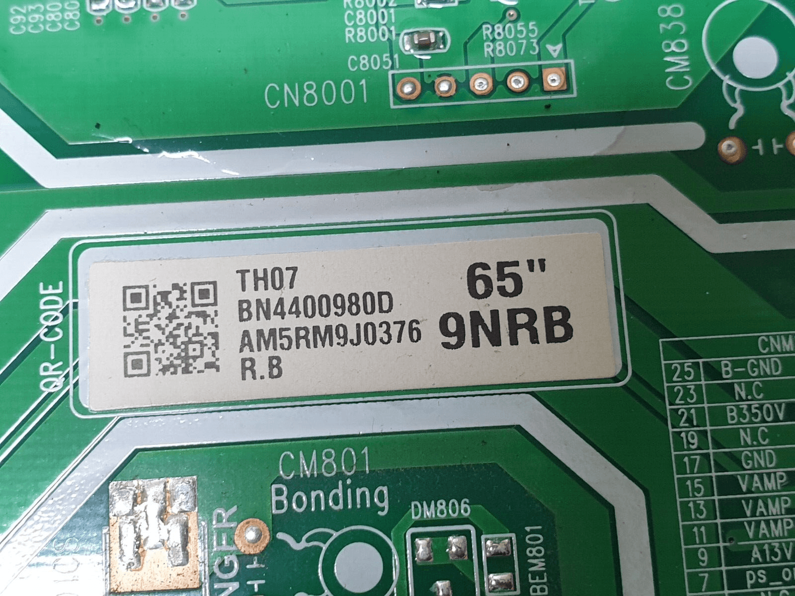 LED DRIVER INVERTER BOARD SAMSUNG QE65Q90RAT TV BN44-00980D 65_9NRB - Image 3