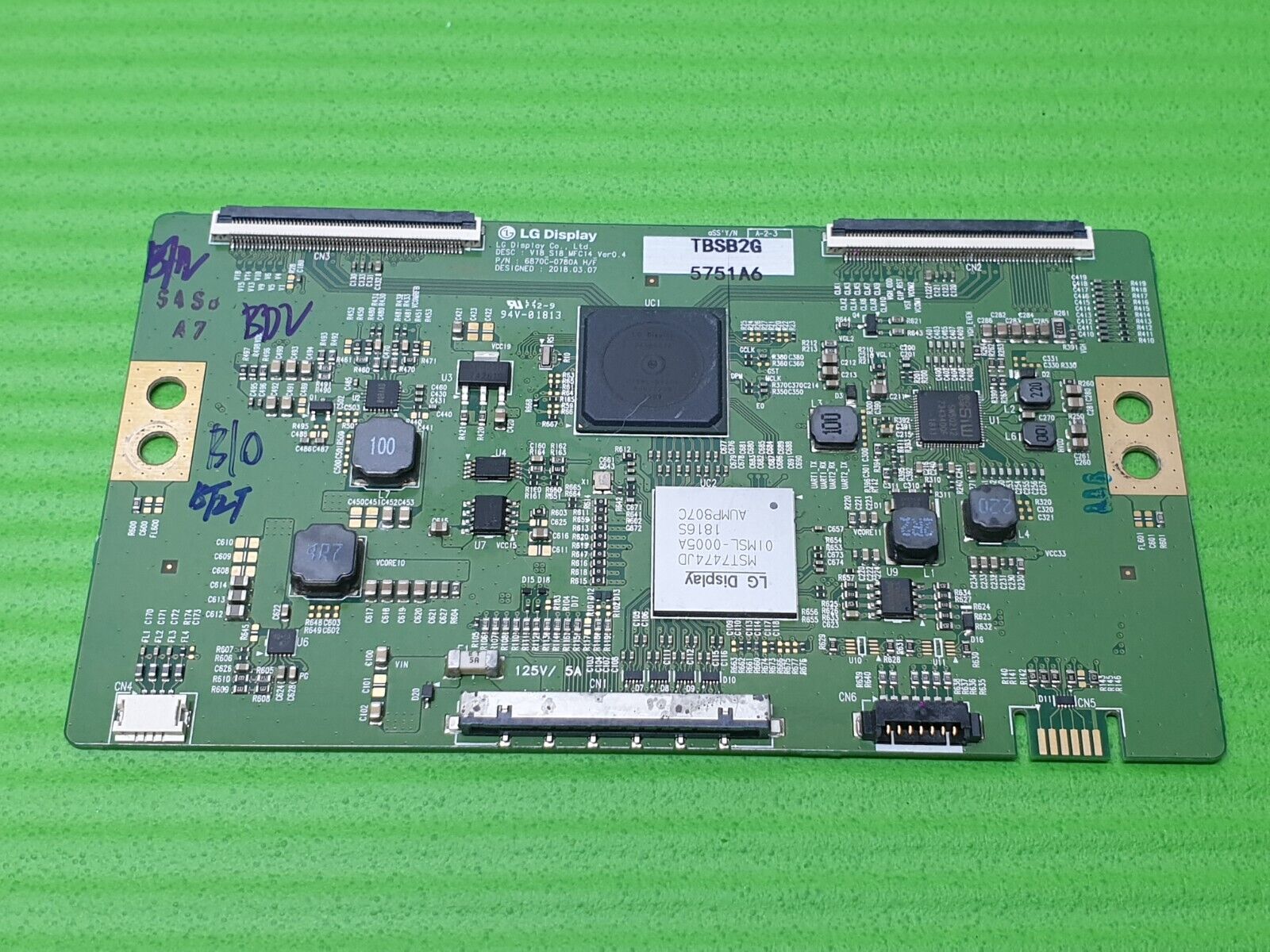 TCON LVDS BOARD FOR PANASONIC TX-65FX740B 65" LED TV 6871L-5751A 6870C-0780A