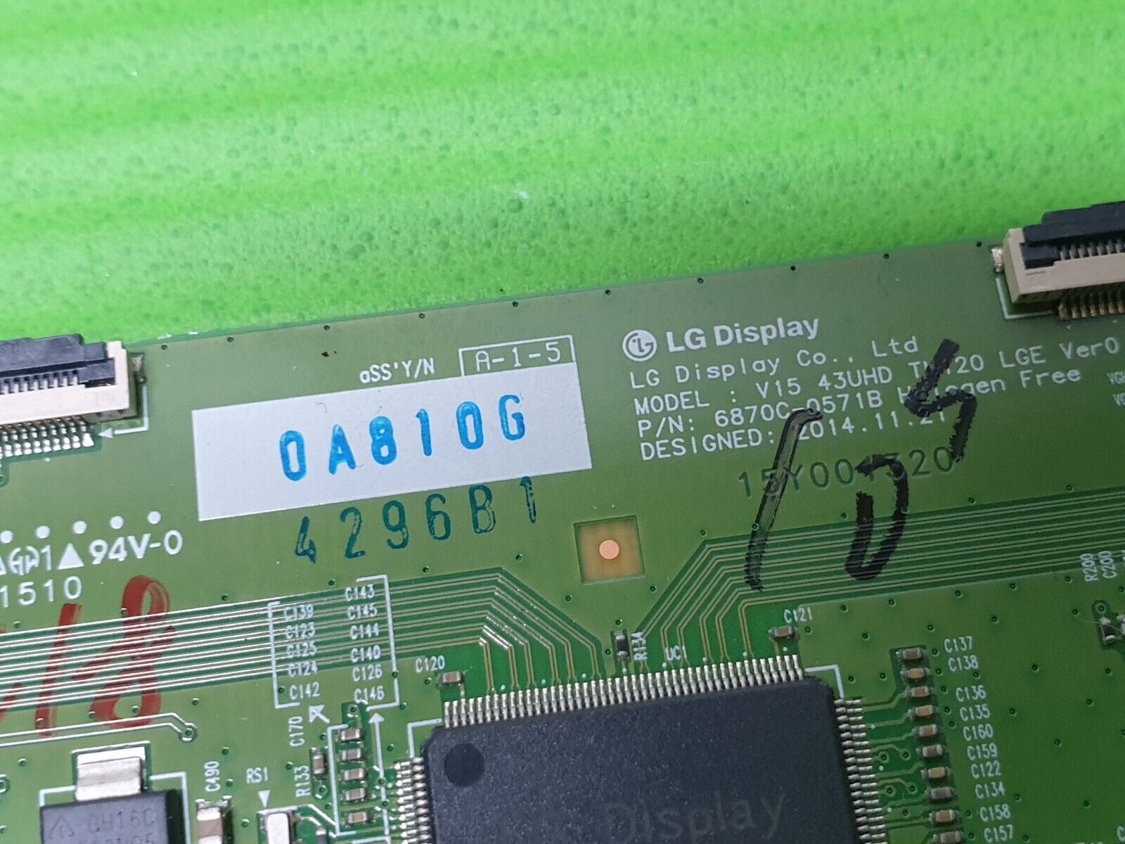 TCON LVDS BOARD FOR LG 49UF840V 49UF640V 49" LED TV 6870C-0571B 6871L-4296B - Image 3