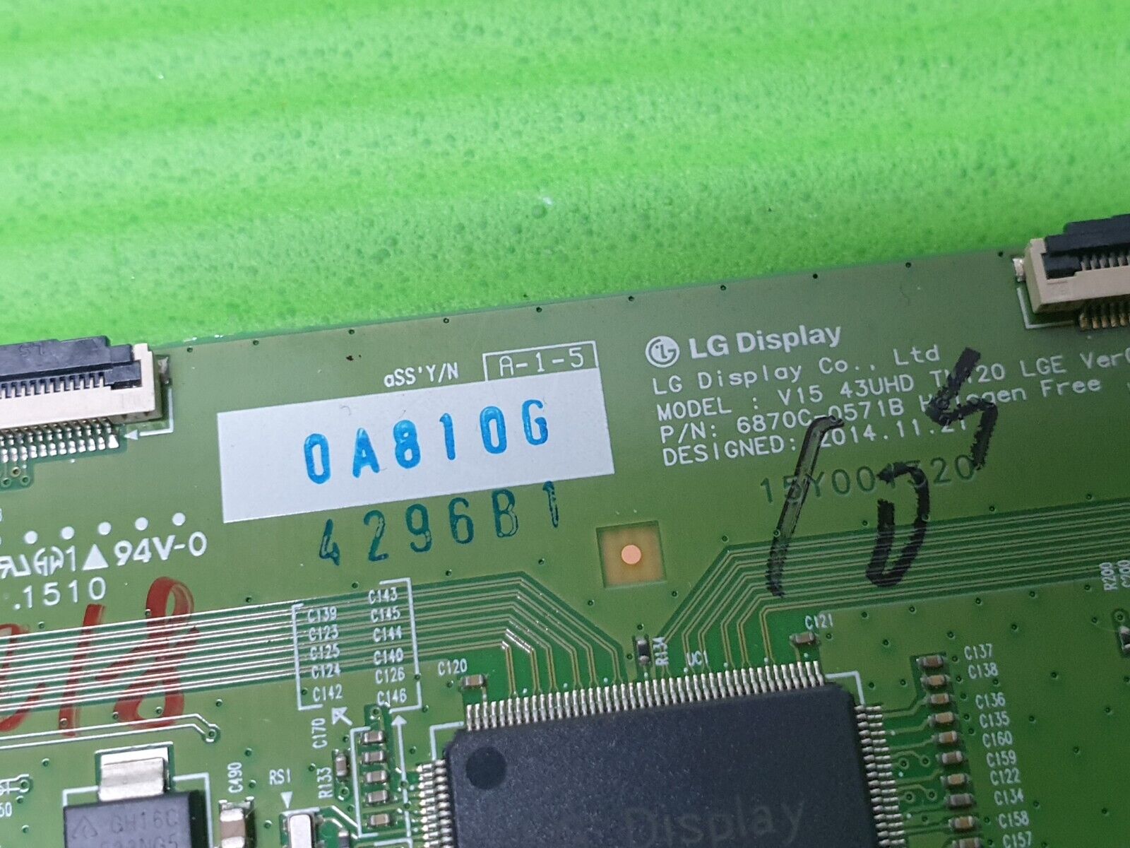 TCON LVDS BOARD FOR LG 49UF840V 49UF640V 49" LED TV 6870C-0571B 6871L-4296B - Image 4