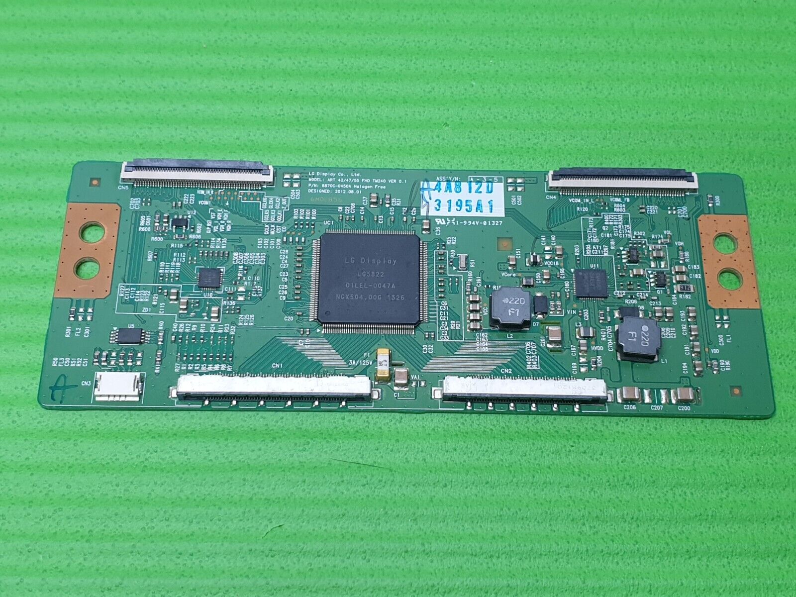 TCON LVDS BOARD FOR PANASONIC TX-L42ET60B 42" LED TV 6870C-0450A 6871L-3195A - Image 2