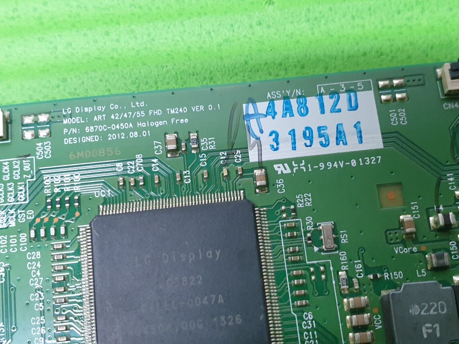 TCON LVDS BOARD FOR PANASONIC TX-L42ET60B 42" LED TV 6870C-0450A 6871L-3195A - Image 3