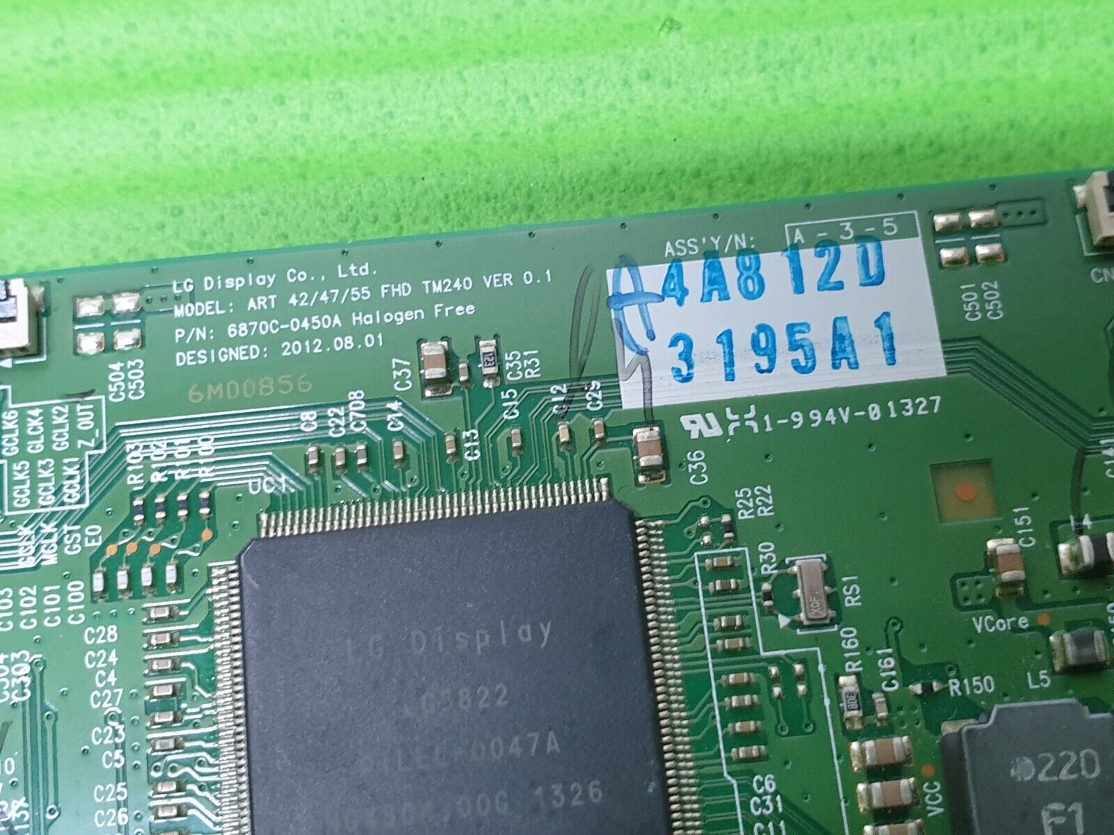 TCON LVDS BOARD FOR PANASONIC TX-L42ET60B 42" LED TV 6870C-0450A 6871L-3195A - Image 4