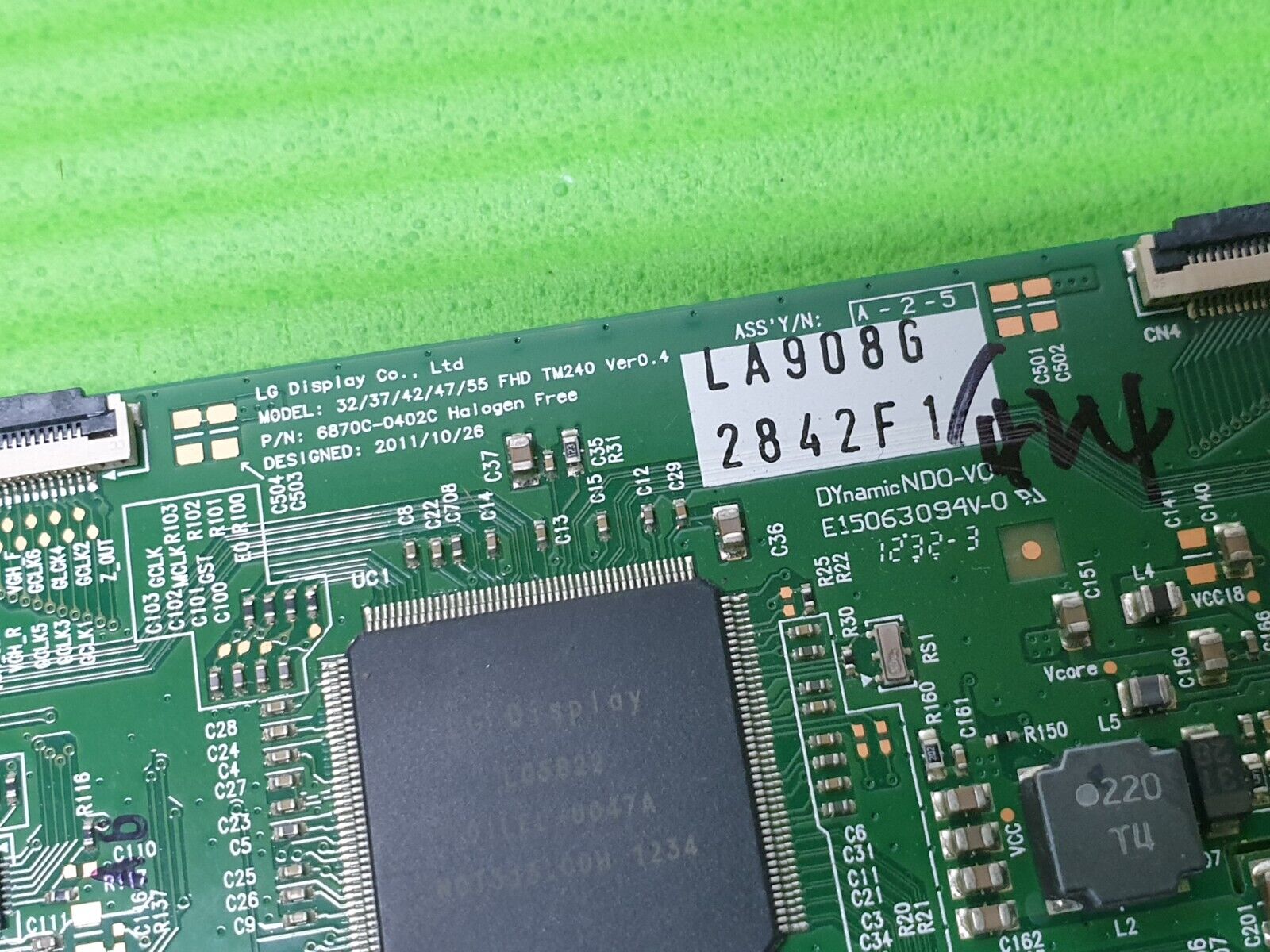 TCON LVDS BOARD FOR PANASONIC VIERA TX-L42ET5B 42" TV 6871L-2842F 6870C-0402C - Image 3